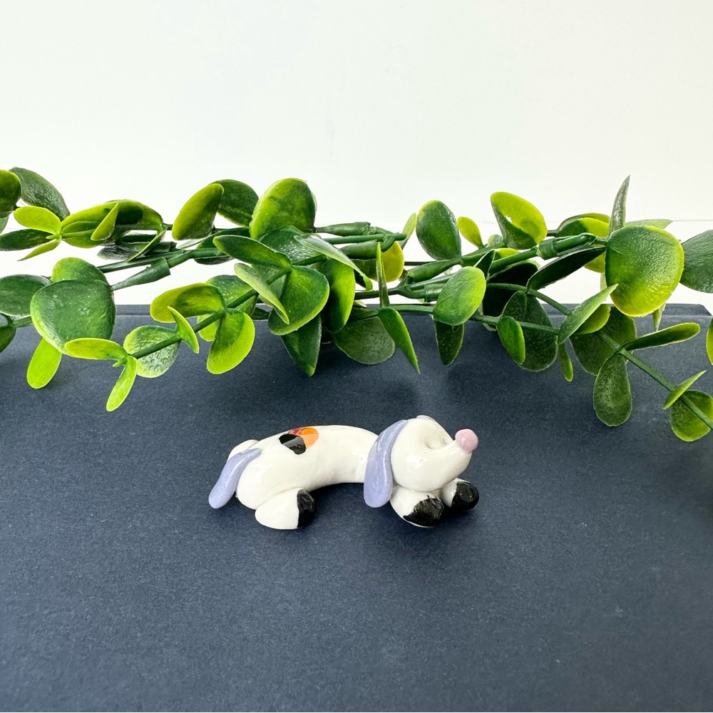 Vintage Mini Dog Figurine